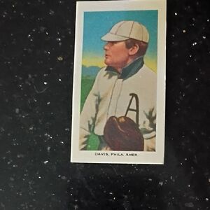 Reprint 1911 Sweet Coporal  350 T206 Harry Davis On Front Sweet Caporal On Back